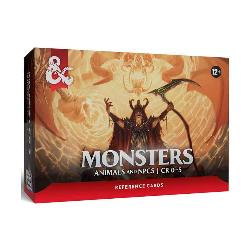 Dungeons & Dragons Reference Cards: Monsters - Animals and NPCs (CR 0-5) - Roleplaying Games