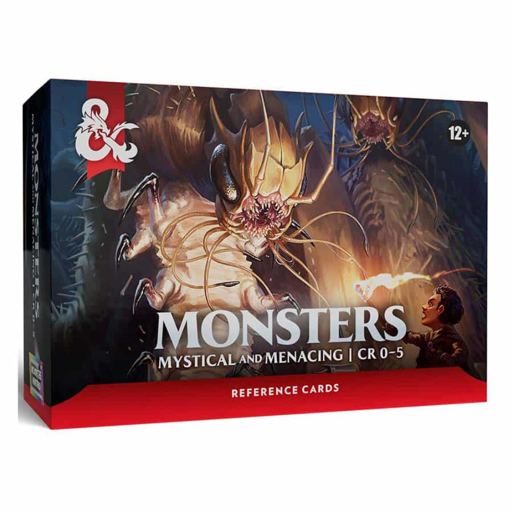 Dungeons & Dragons Reference Cards: Monsters - Mystical and Menacing (CR 0-5) - Roleplaying Games