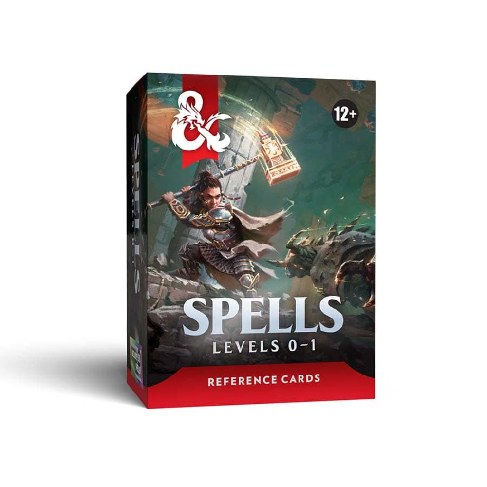 Dungeons & Dragons Reference Cards: Spell Levels 0-1 - Roleplaying Games