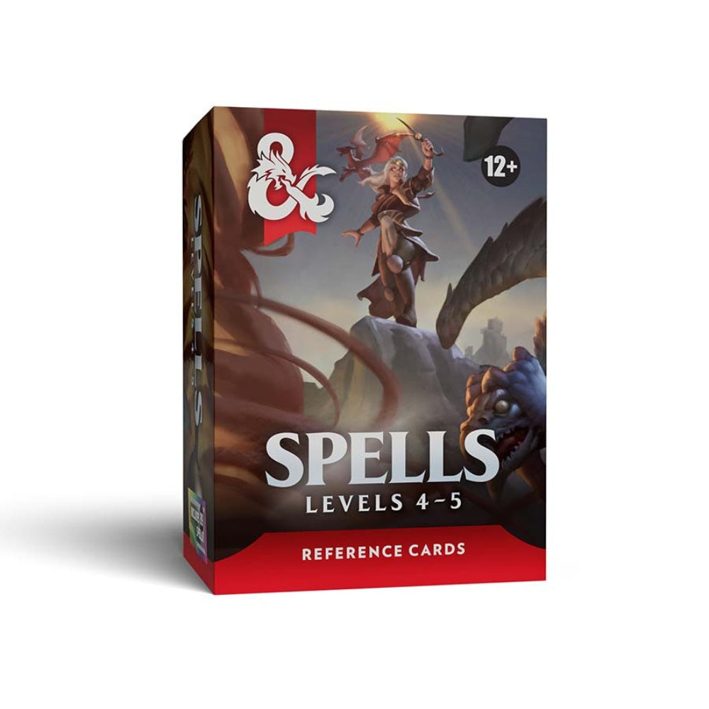 Dungeons & Dragons Reference Cards: Spell Levels 4-5 - Roleplaying Games