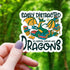 Easily Distracted Sticker - Gifts
