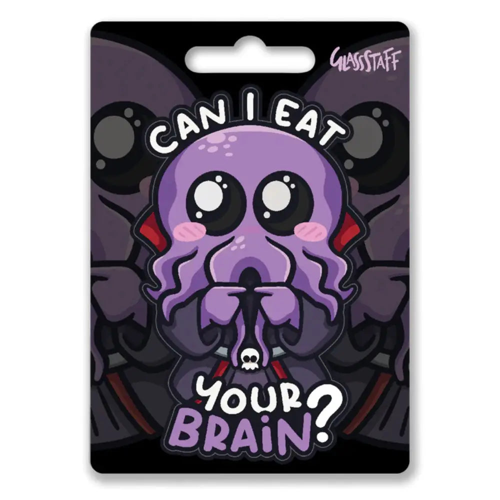 Eat Your Brain Sticker - Gifts
