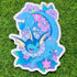 Eevelutions Vaporeo Flowers Holographic Sticker - Gifts