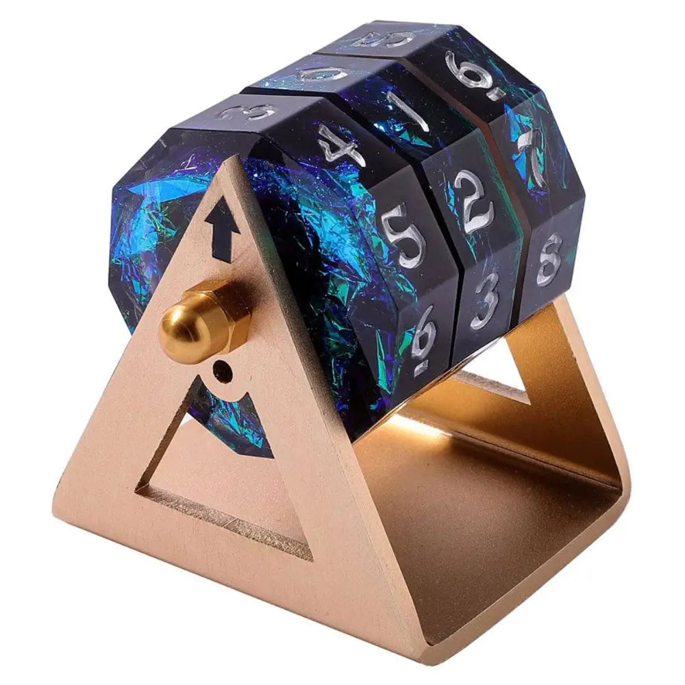 Eldritch Dial Gaming Counter - Black - Card Games