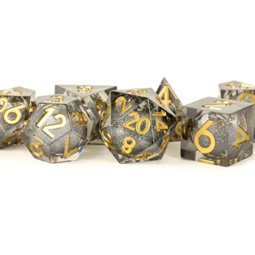 Elixir Liquid Core D20 Dice & Dice Supplies Metallic Dice Games Vanishing Oil  