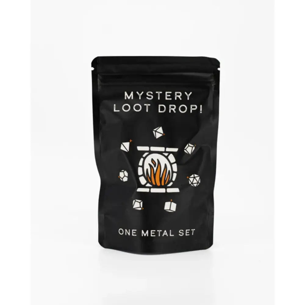 Emberglow Metal Mystery Loot Drop Polyhedral (D&D) Dice Set (7) - Dice & Dice Supplies