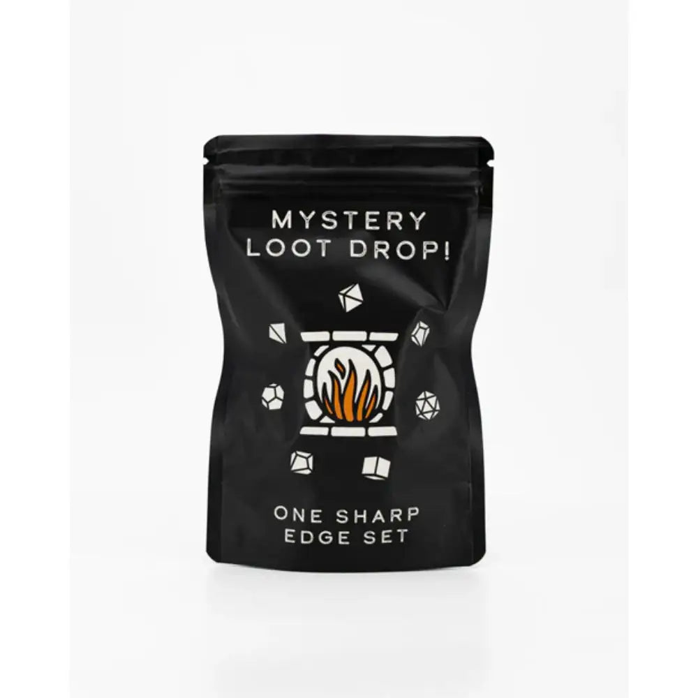 Emberglow Sharp Edge Mystery Loot Drop Polyhedral (D&D) Dice Set (7) - Dice & Dice Supplies