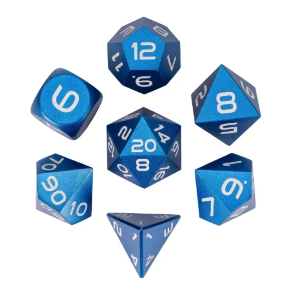 Enchanted Dice Digital Aluminum Polyhedral (D&D) Dice Set (7)