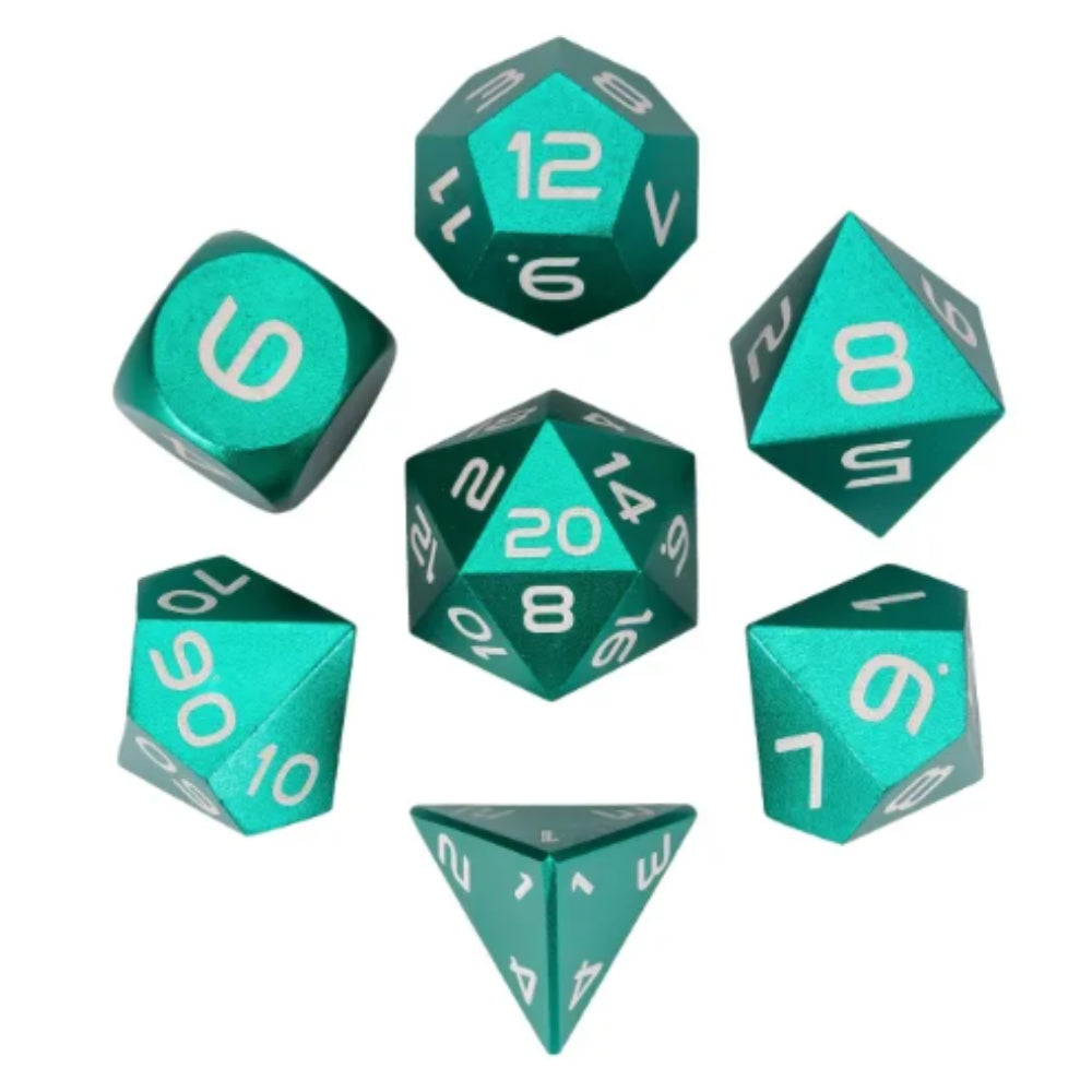 Enchanted Dice Digital Aluminum Polyhedral (D&D) Dice Set (7)