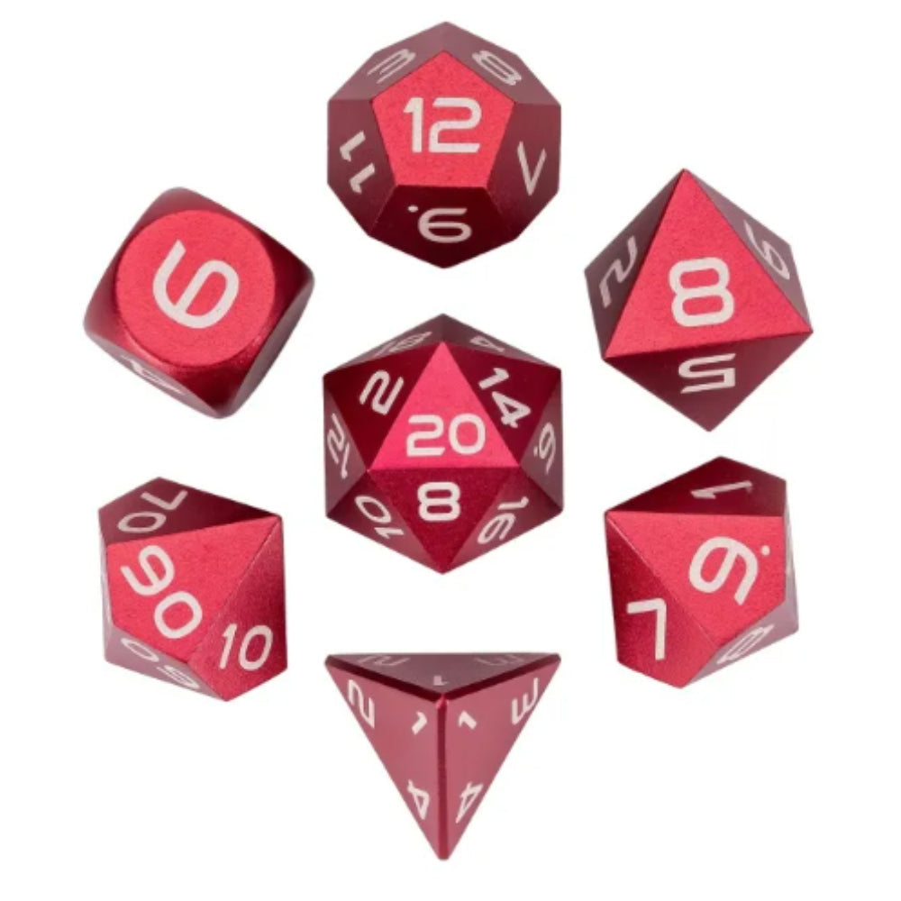 Enchanted Dice Digital Aluminum Polyhedral (D&D) Dice Set (7)