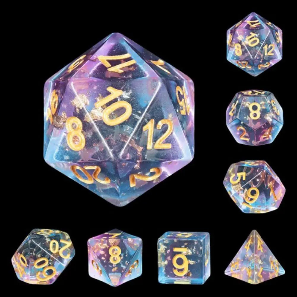 Enchanted Dice Scattered Stars Polyhedral (D&D) Dice Set (7) Dice & Dice Supplies The Haunted Game Cafe   