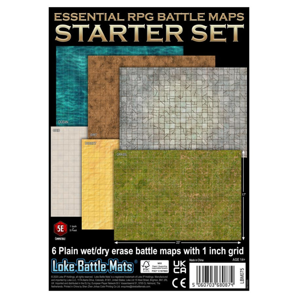 Essential RPG Battle Maps Starter Set - Roleplaying Games