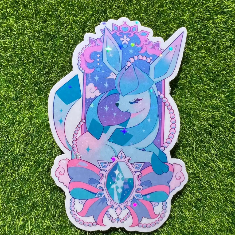 Evolution Glaceo Stone Holographic Sticker - Gifts