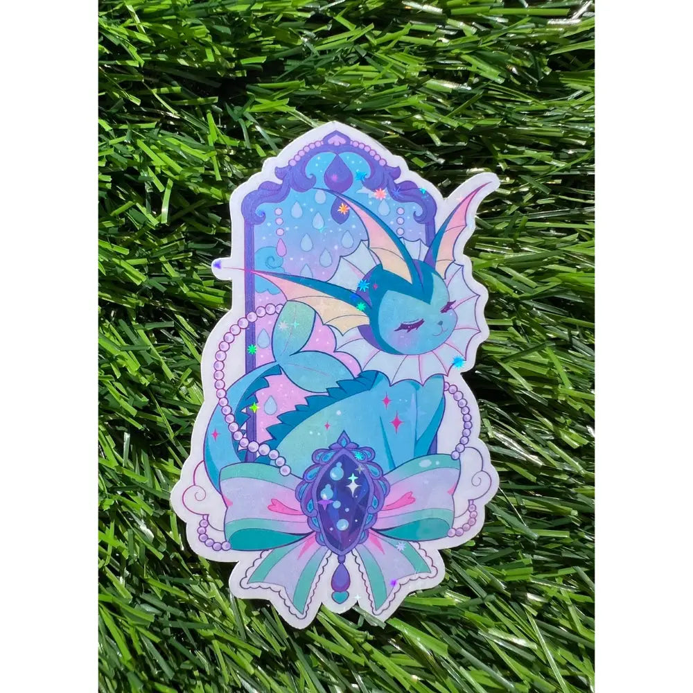 Evolution Vaporeo Stone Holographic Sticker - Gifts