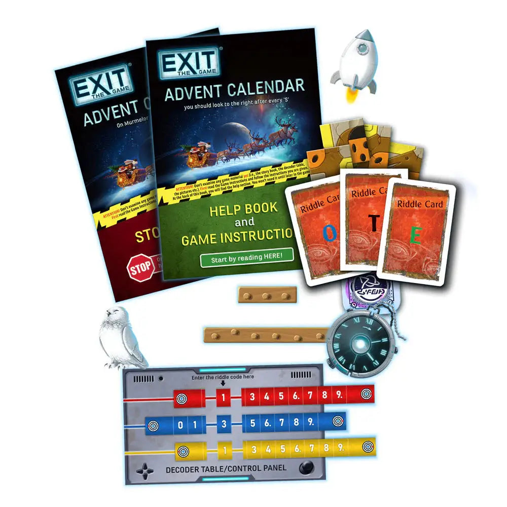 EXIT: Advent Calendar - The Intergalactic Race - Board Games