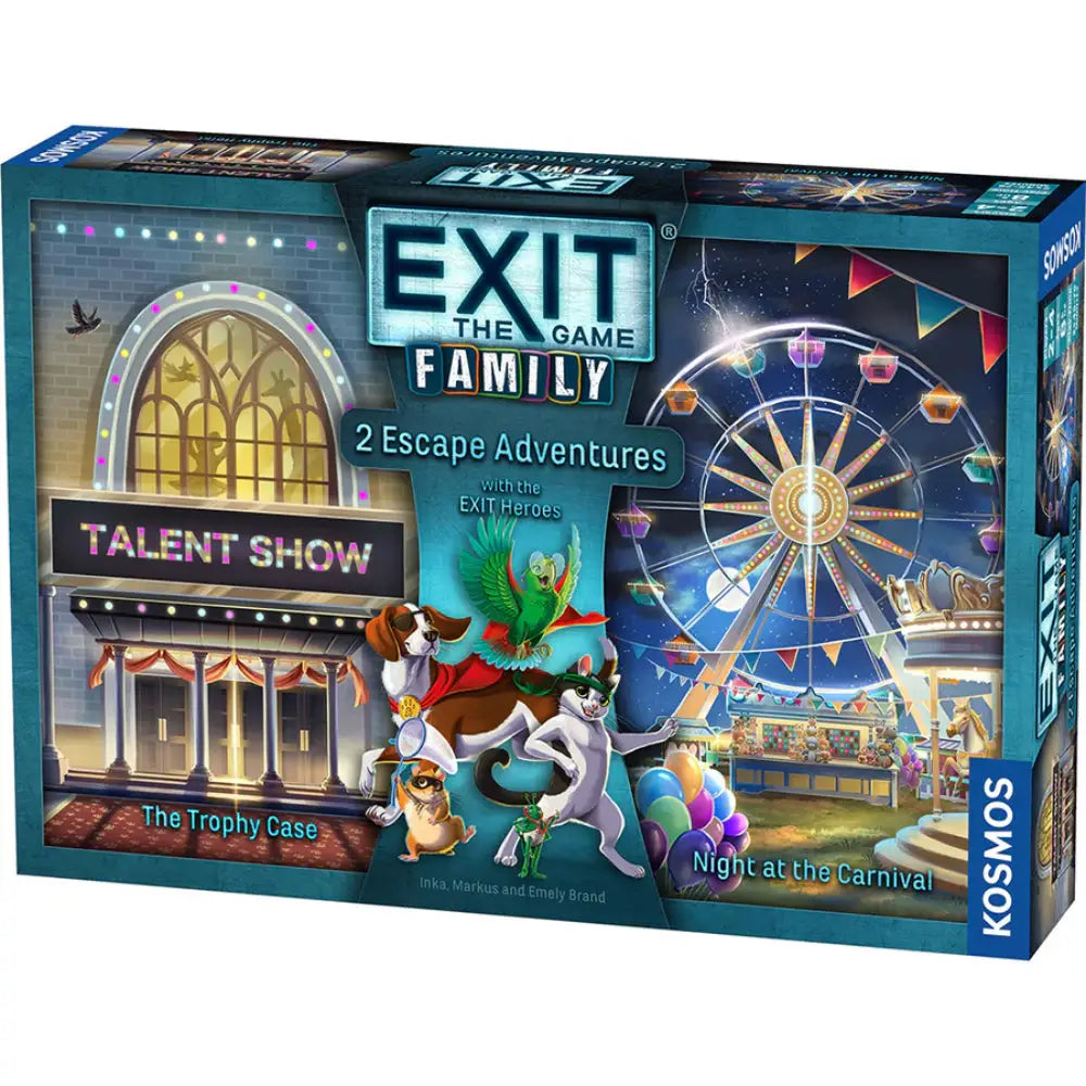 Exit: Family Adventures The Trophy Case & Night at the Carnival - Board Games