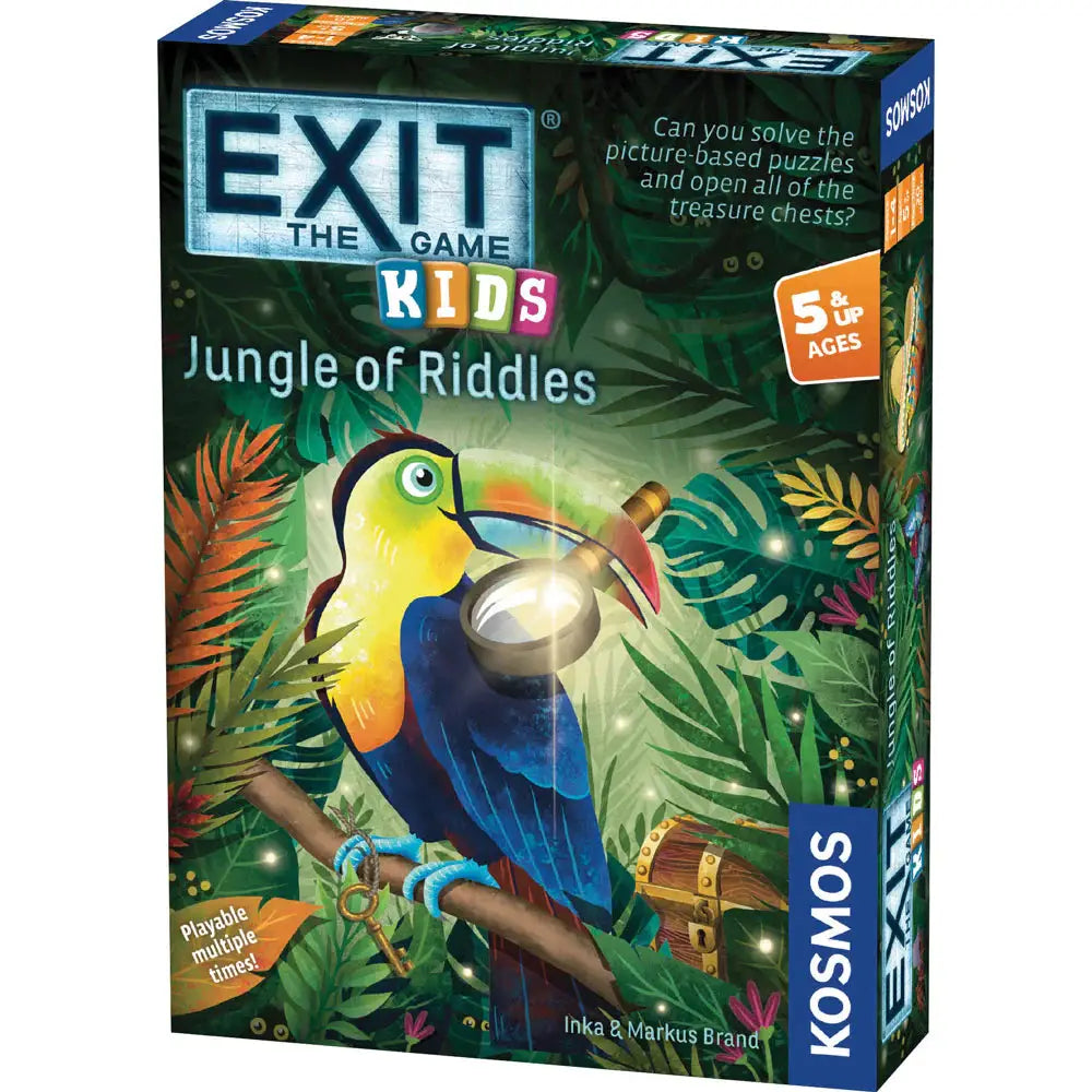 Exit for Kids: Jungle of Riddles Board Games Thames & Kosmos   