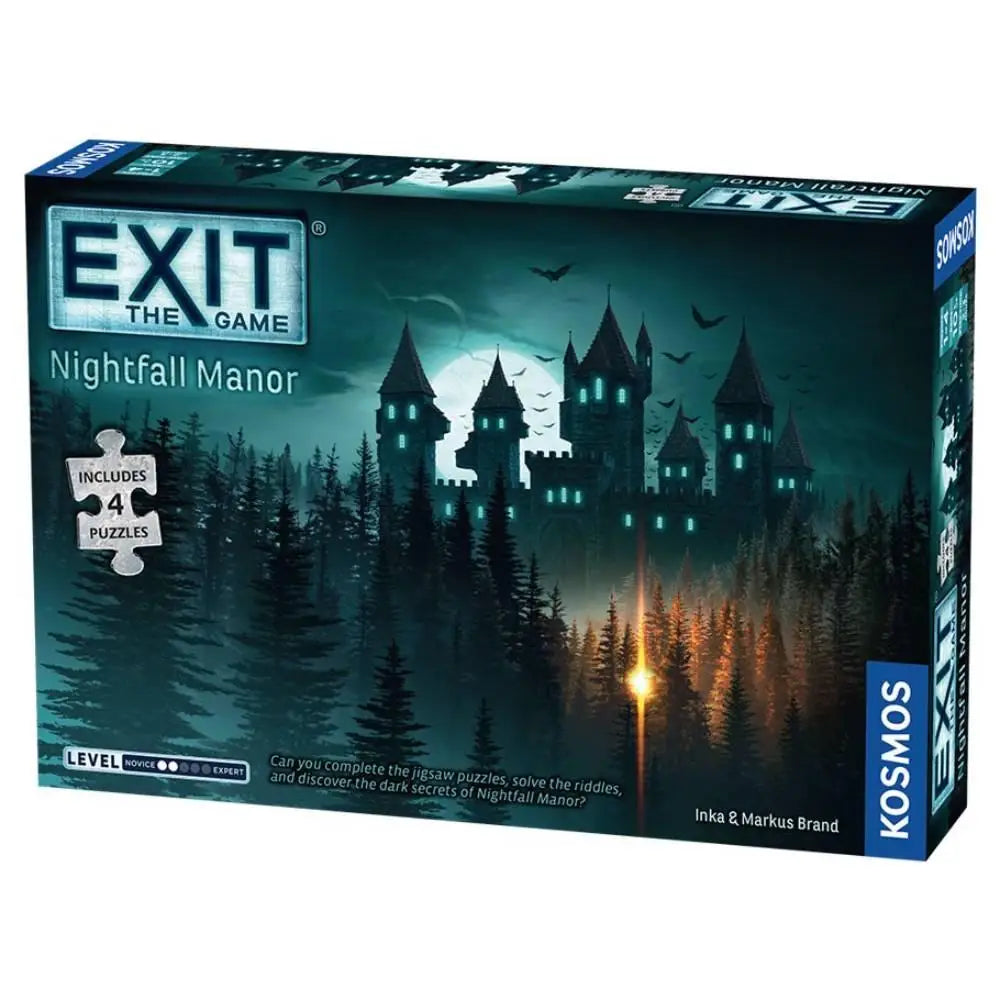 Exit: Nightfall Manor (w/Puzzle) Board Games Thames & Kosmos   