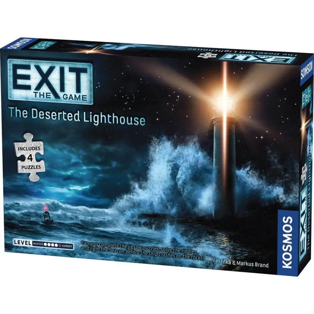 Exit: The Deserted Lighthouse (w/Puzzle) Board Games Thames & Kosmos   
