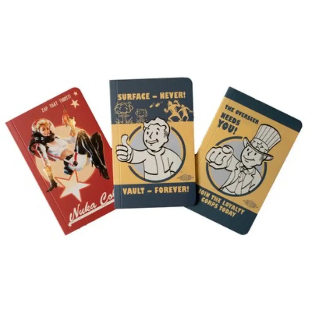 Fallout Pocket Notebook Collection (Set of 3) - Toys & Gifts