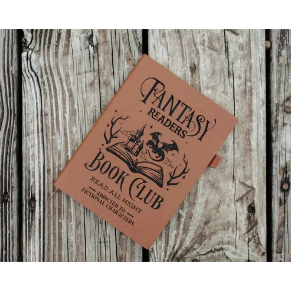 Fantasy Readers Book Club Mini Dot Leather Journal - Gifts