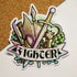 Fighter Class Sticker - Toys & Gifts