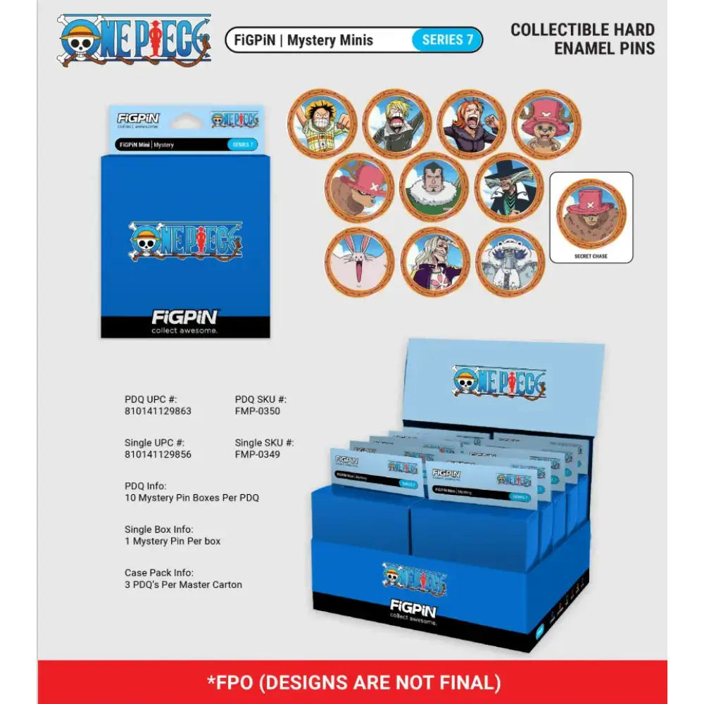 FigPin One Piece Mystery Mini Pins Series 7 - Dice & Dice Supplies