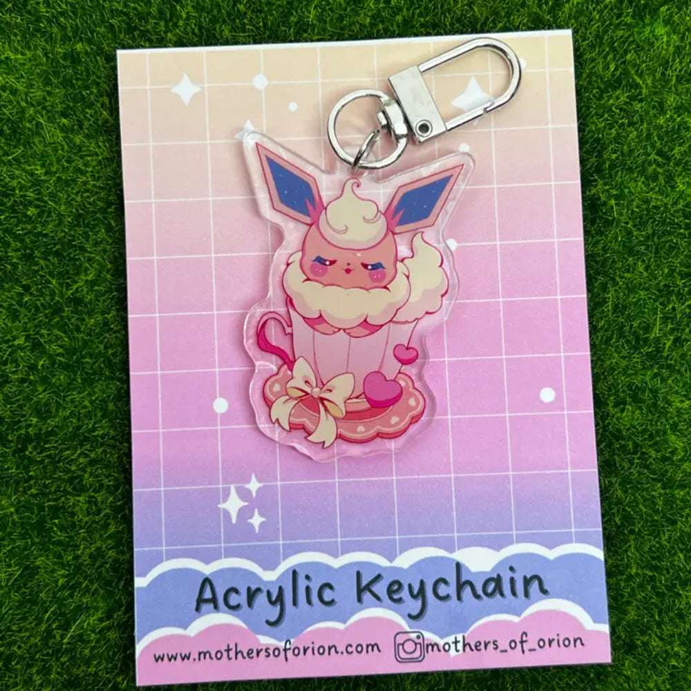 Fire Teacup Keychain - Gifts