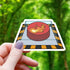 Fireball Emergency Button Sticker - Gifts