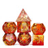 Flaming Hearth Sharp Edge Resin Polyhedral (D&D) Dice Set (7) Dice & Dice Supplies The Haunted Game Cafe   