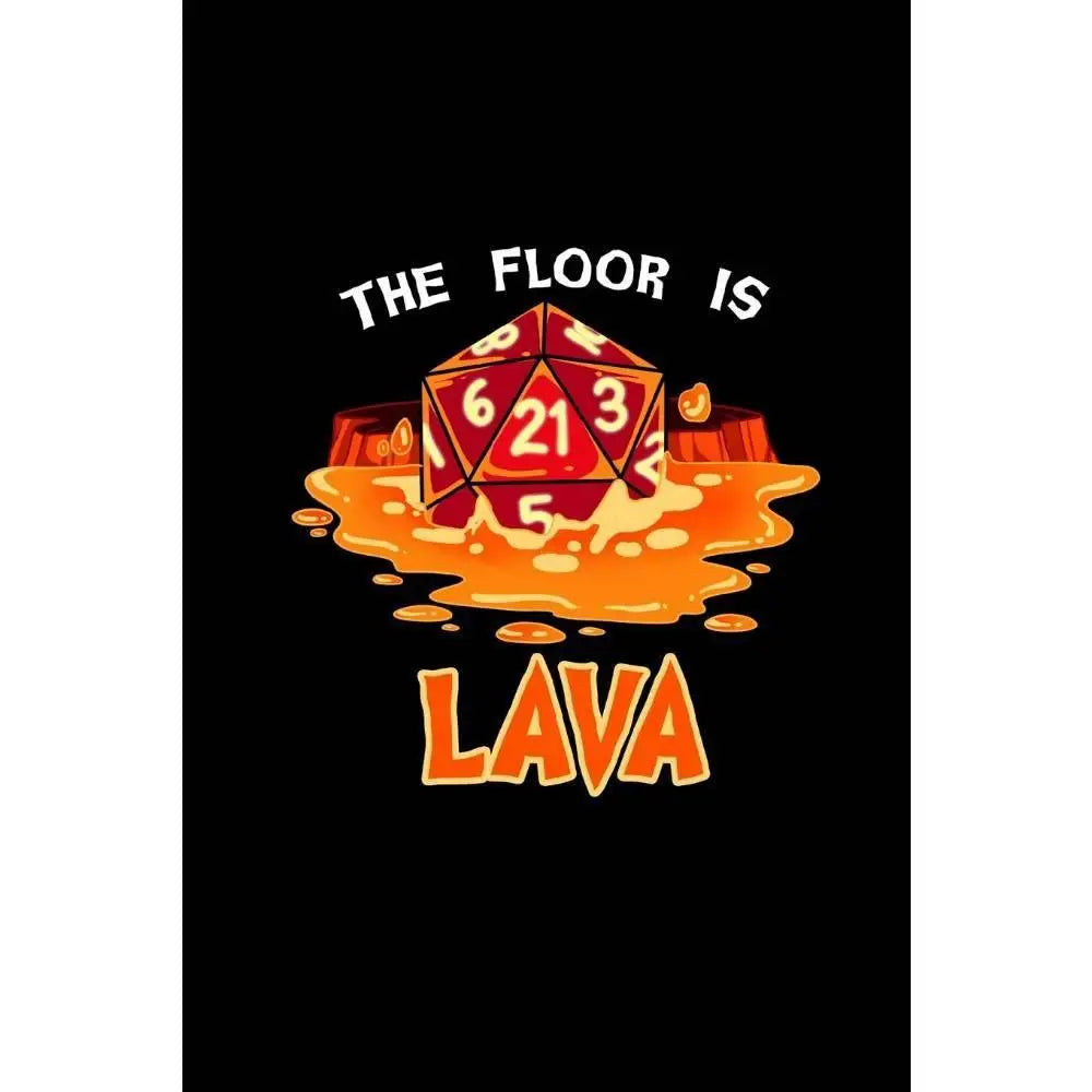 Floor is Lava Dot Grid Notebook - Gifts
