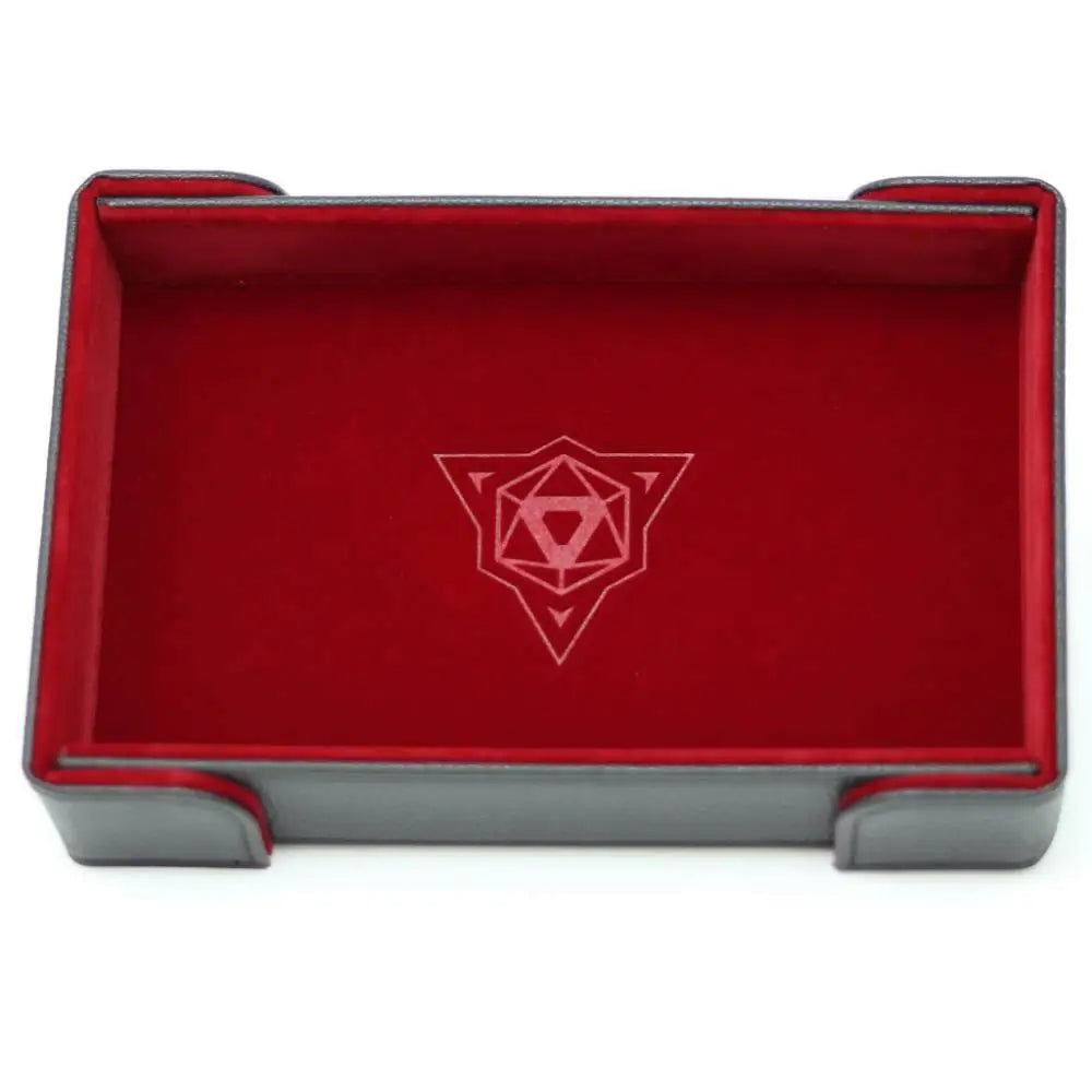 Folding Magnetic Rectangle Dice Tray Dice & Dice Supplies Die Hard Dice Red Velvet  
