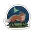 Fox & Moon Moth (Lore of the Wilds) Sticker - Gifts
