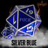 Fuck Yeah Metal D20 - Silver Blue - Dice & Dice Supplies
