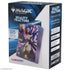 A pack of 105 Gamegenic Magic the Gathering reality fracture card sleeves with textured gray finish and licensed artwork