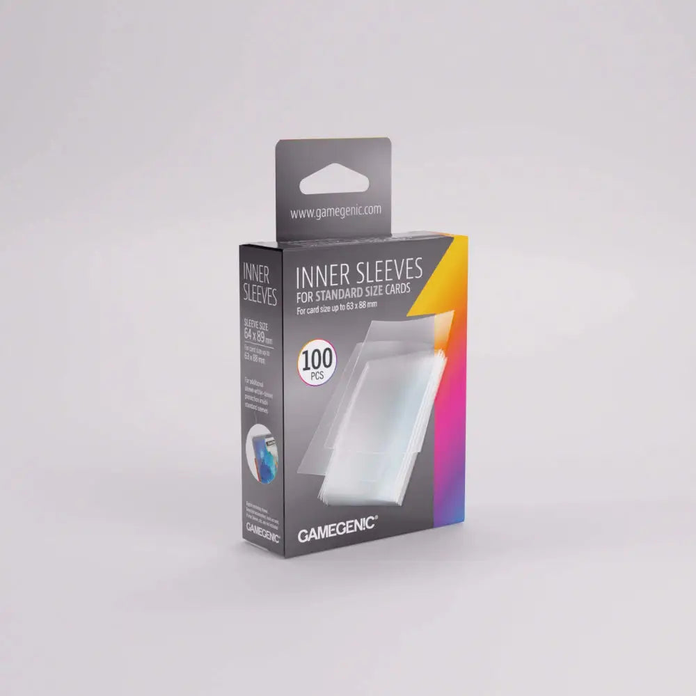Gamegenic Prime Standard Card Sleeves Inner Sleeves - Card Games