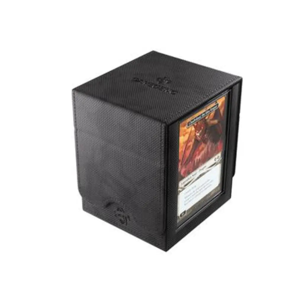 Gamegenic Squire Plus 100+ XL Convertible Deckbox - Black - Card Games