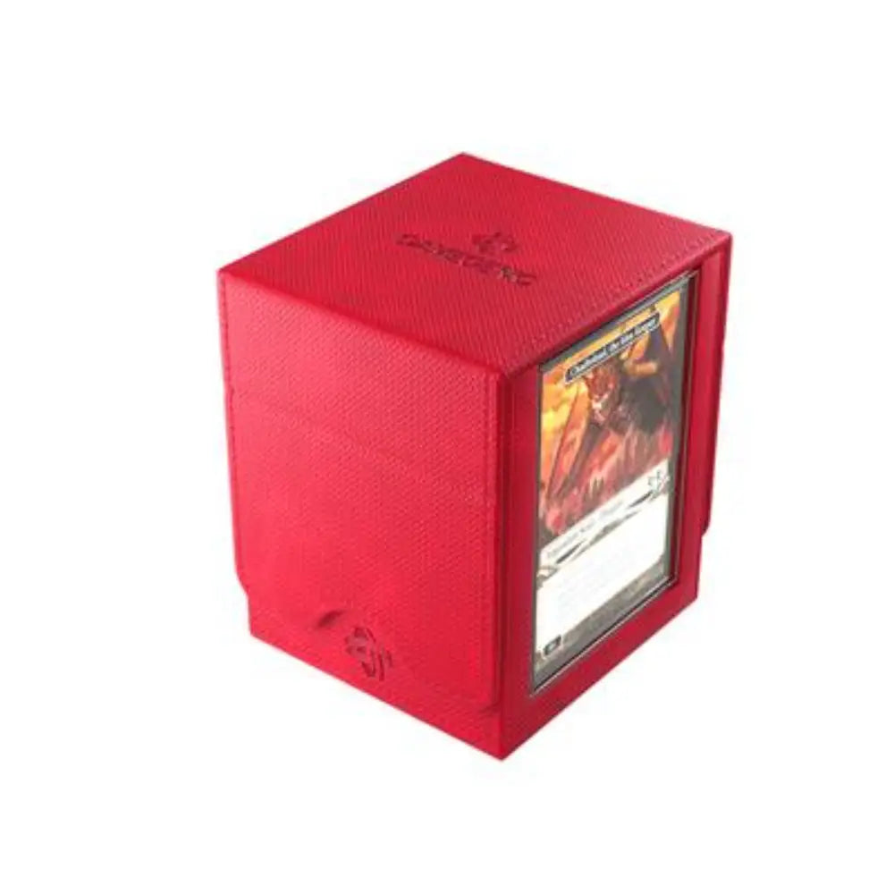Gamegenic Squire Plus 100+ XL Convertible Deckbox - Red - Card Games