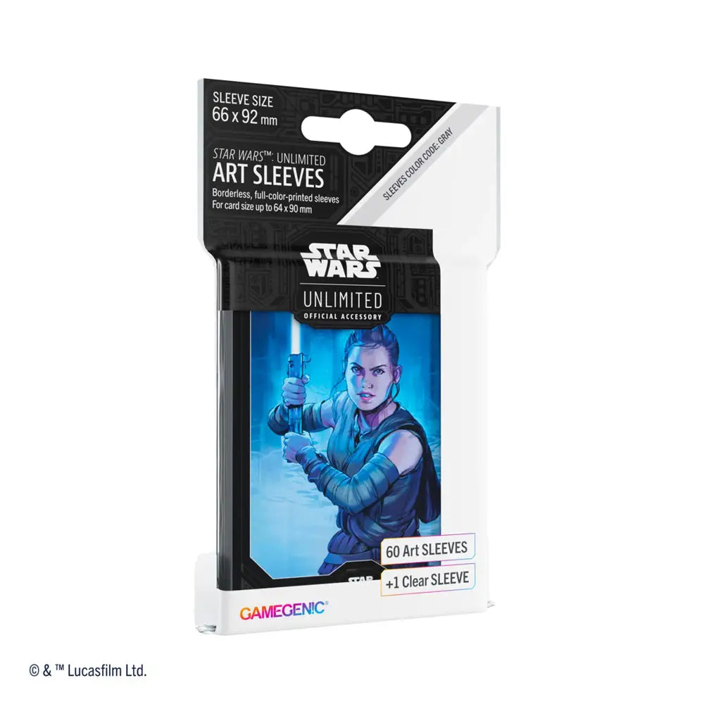 Gamegenic Star Wars Unlimited Art Card Sleeves - Rey - Card Games