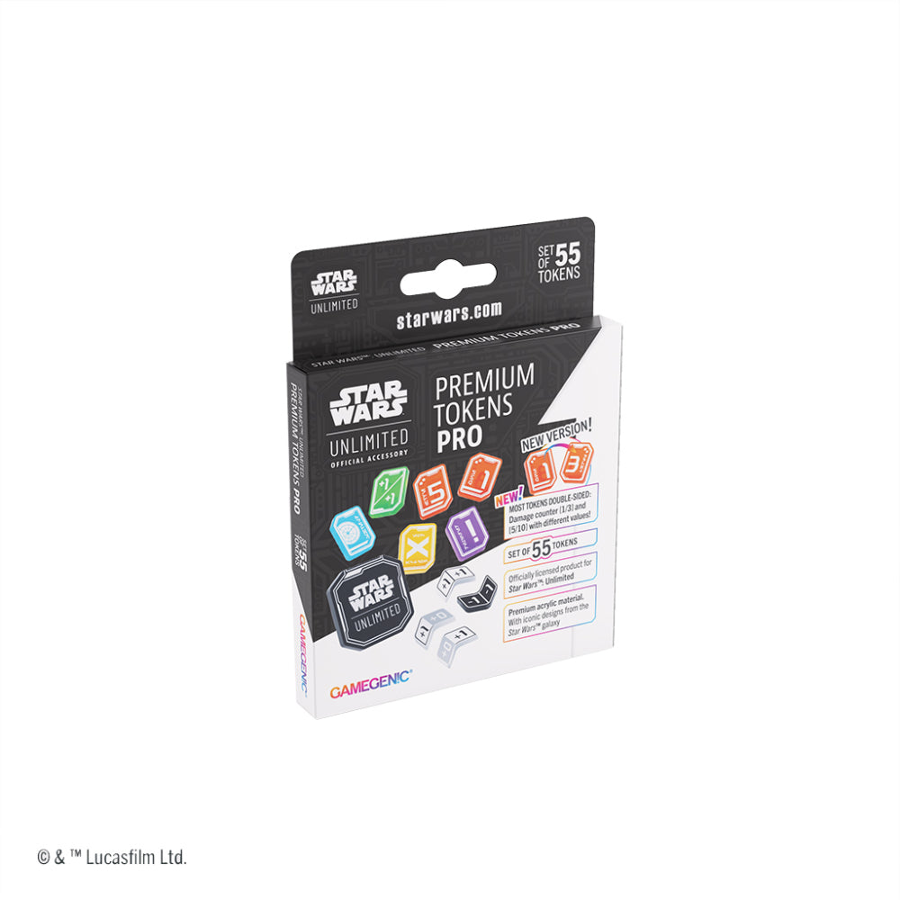 Gamegenic Star Wars Unlimited Premium Acrylic Tokens