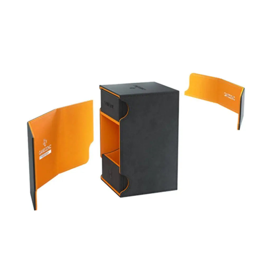 Gamegenic Watchtower 100+ XL Convertible Deckbox Card Storage Gamegenic Black/Orange  