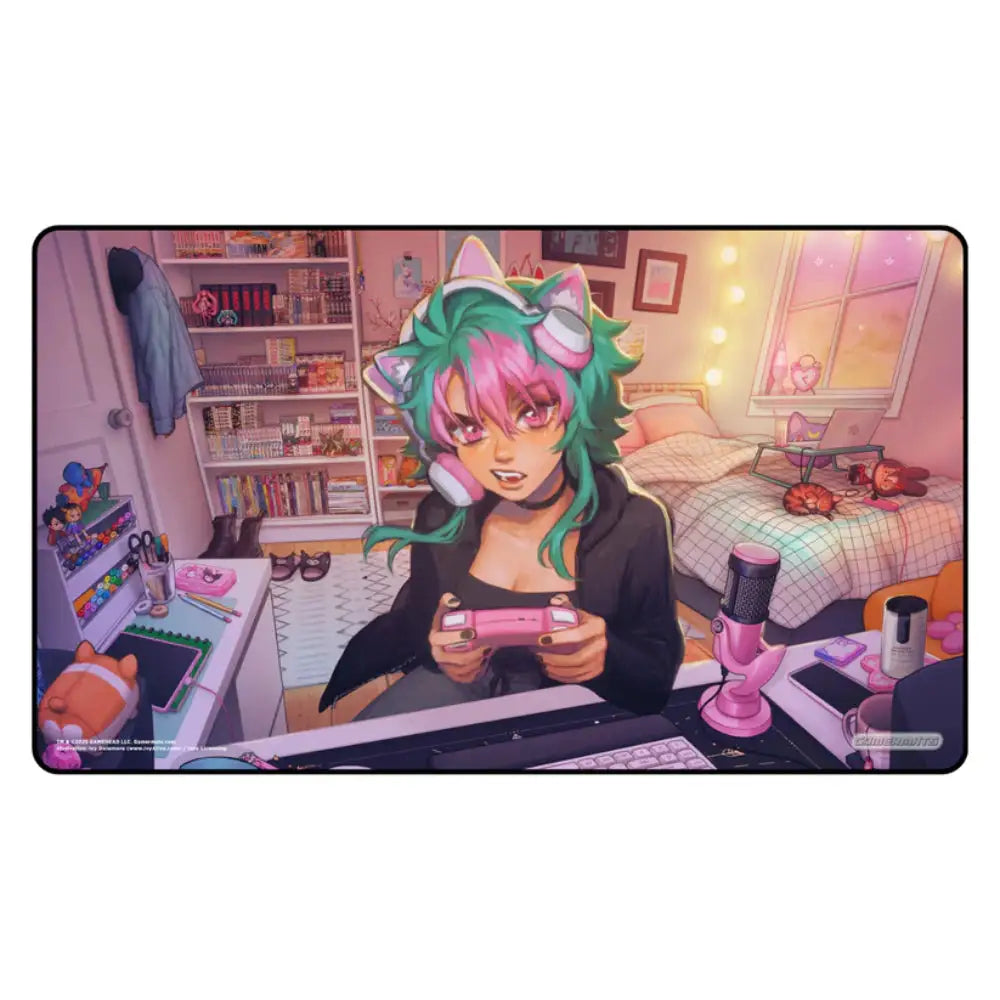 Gamer Girl by Ivy Dolamore Playmat - Card Games
