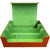 Gaming Card Box - 3 Row - 1800ct - Orange - Card Games