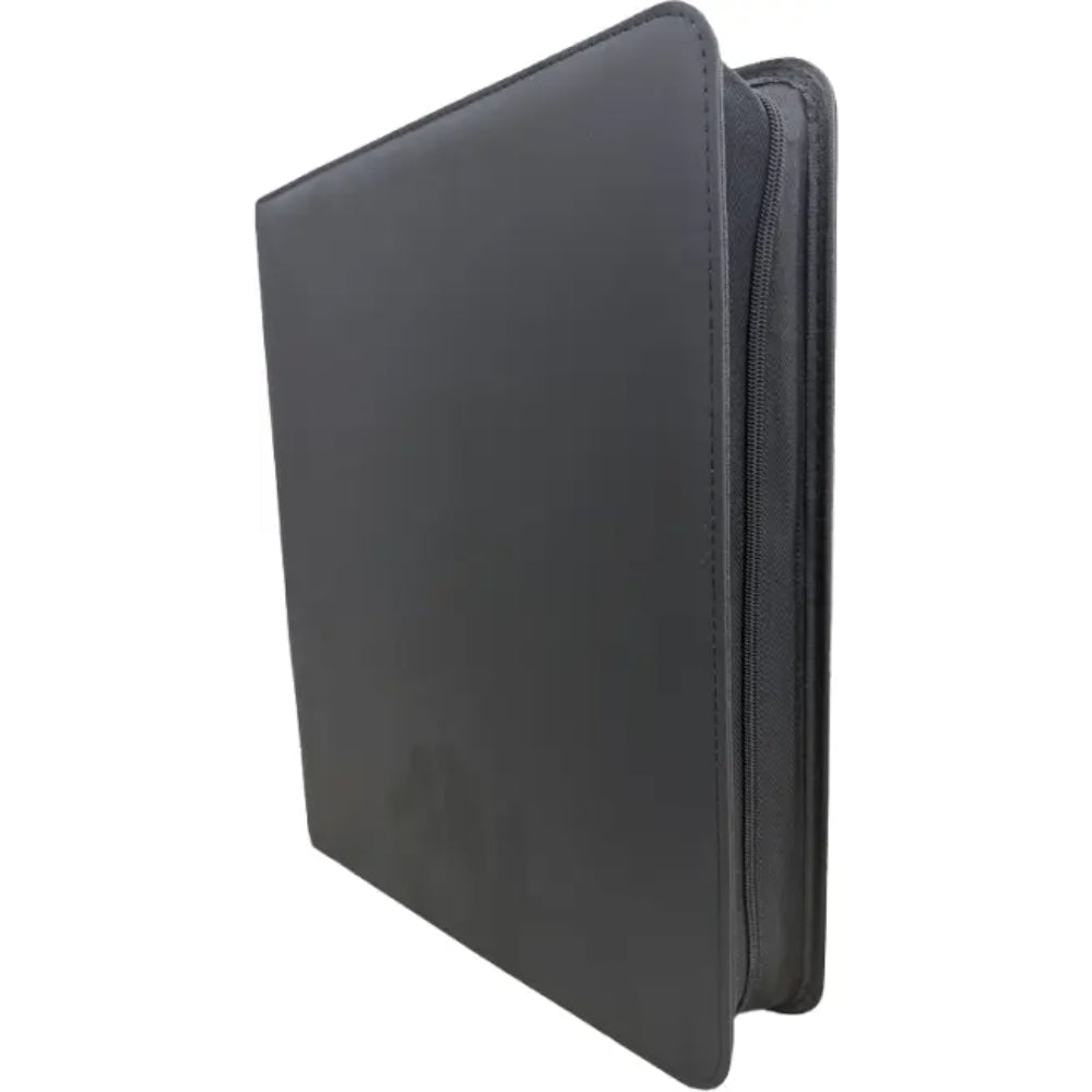 Gaming Card Zippered Toploader Binder 9-Pocket - Black - Card Games