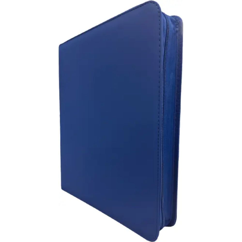 Gaming Card Zippered Toploader Binder 9-Pocket - Dark Blue - Card Games