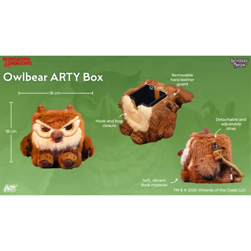 Gatherers’ Tavern D&D Owlbear Arty Deckbox - Card Games
