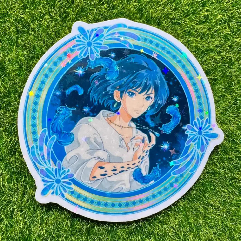 Ghibli Dark Howl Holographic Sticker - Gifts