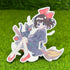 Ghibli Kiki & Cat Holographic Sticker - Gifts