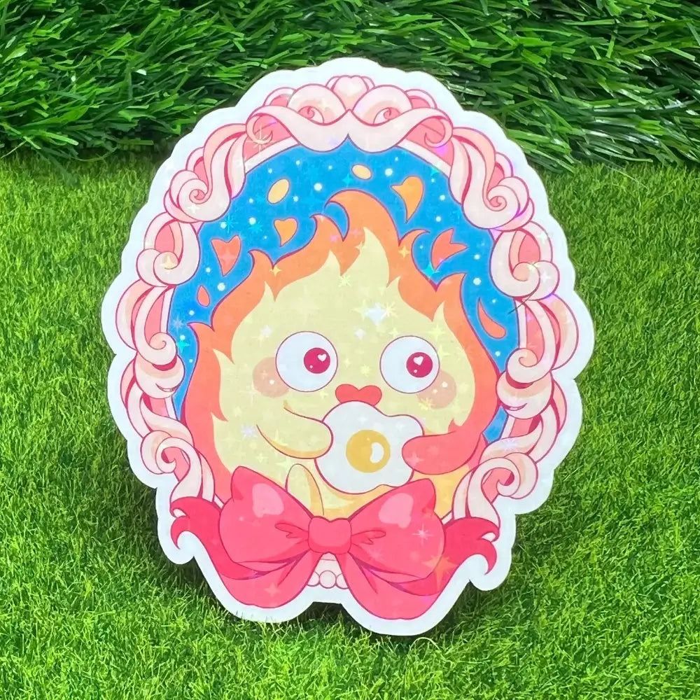 Ghibli Snack Cal Holographic Sticker - Gifts
