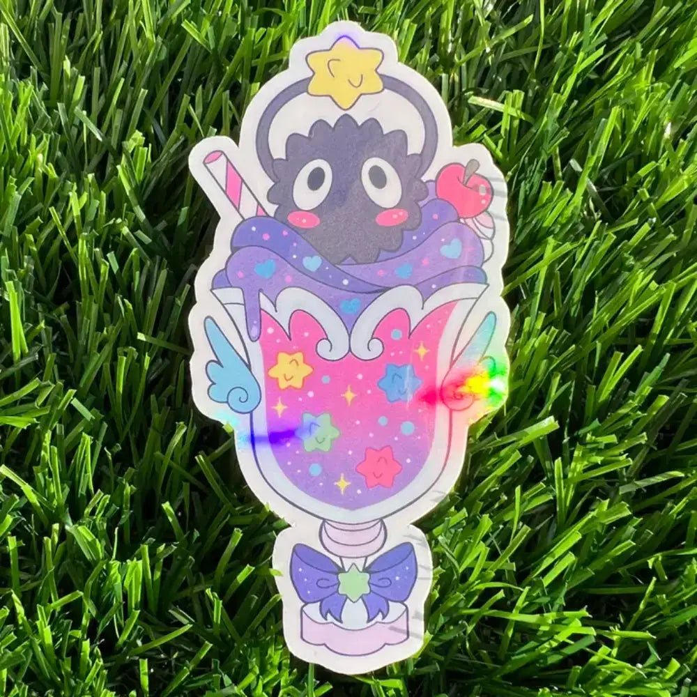 Ghibli Snack Soot Holographic Sticker - Gifts